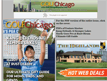 Tablet Screenshot of golfchicagomagazine.com